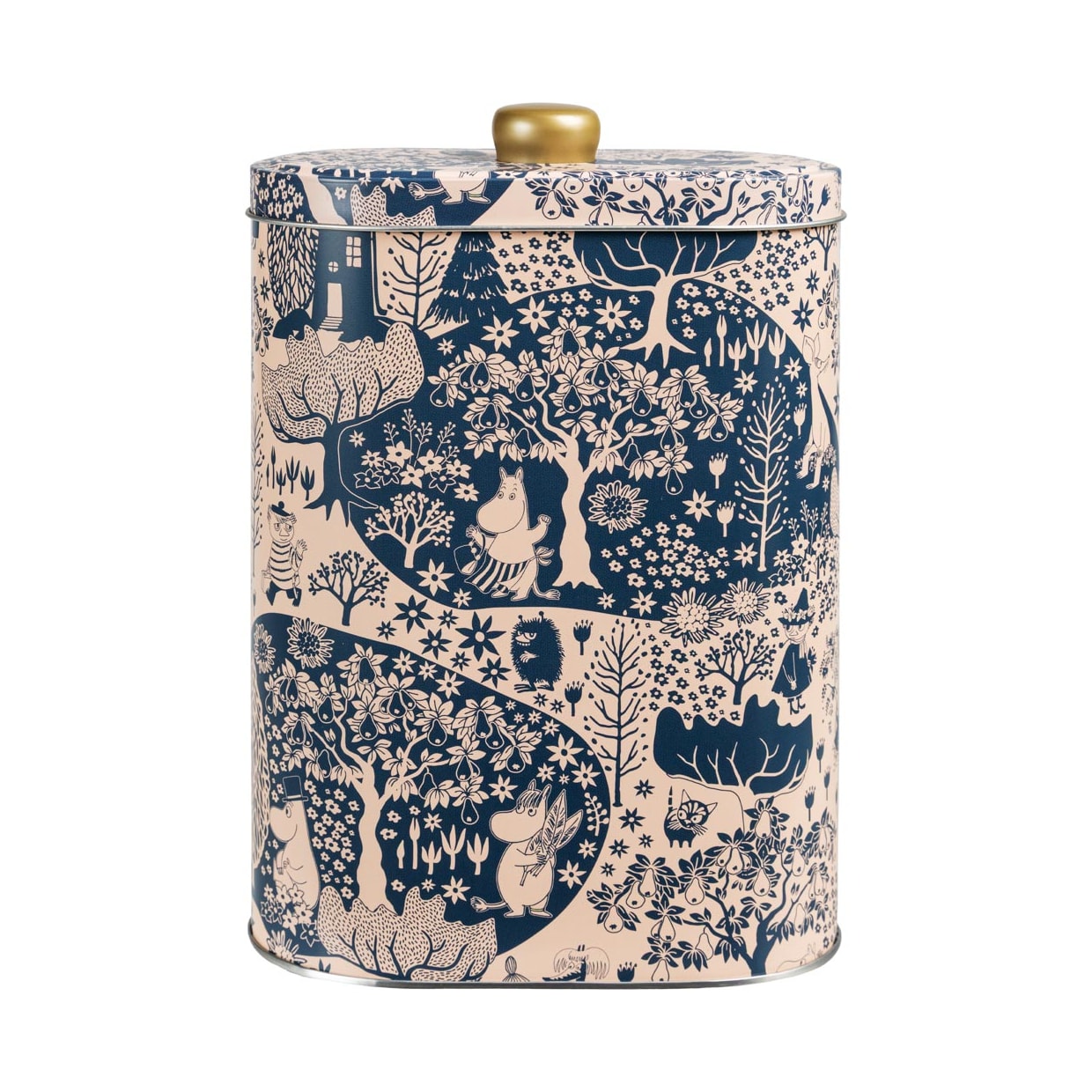 Moomin Park Oval Tin with Handle | Martinex Moomin Park Oval Tin with Handle | Martinex